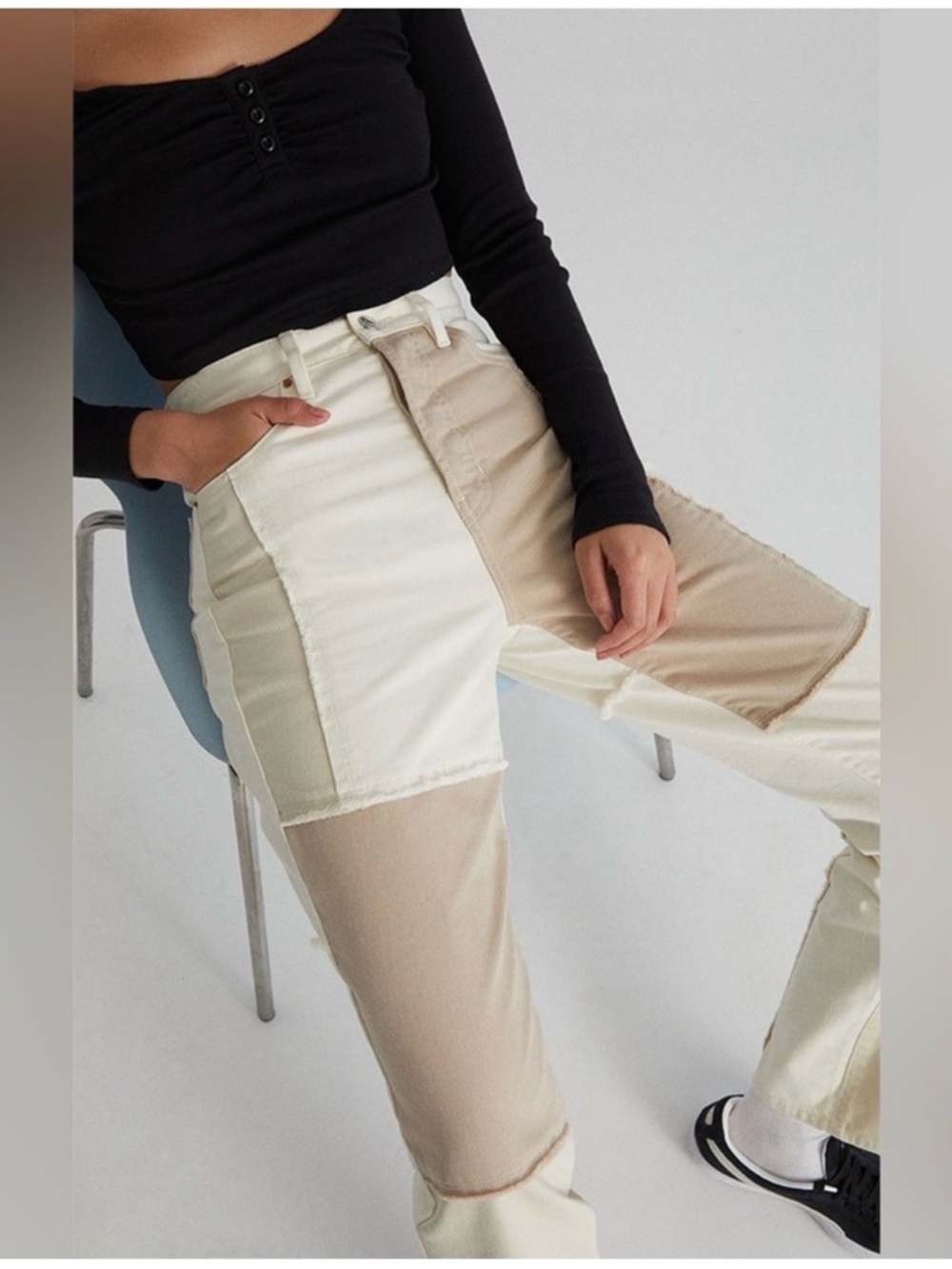 PacSun Patchwork Jeans - Picture 2 of 10